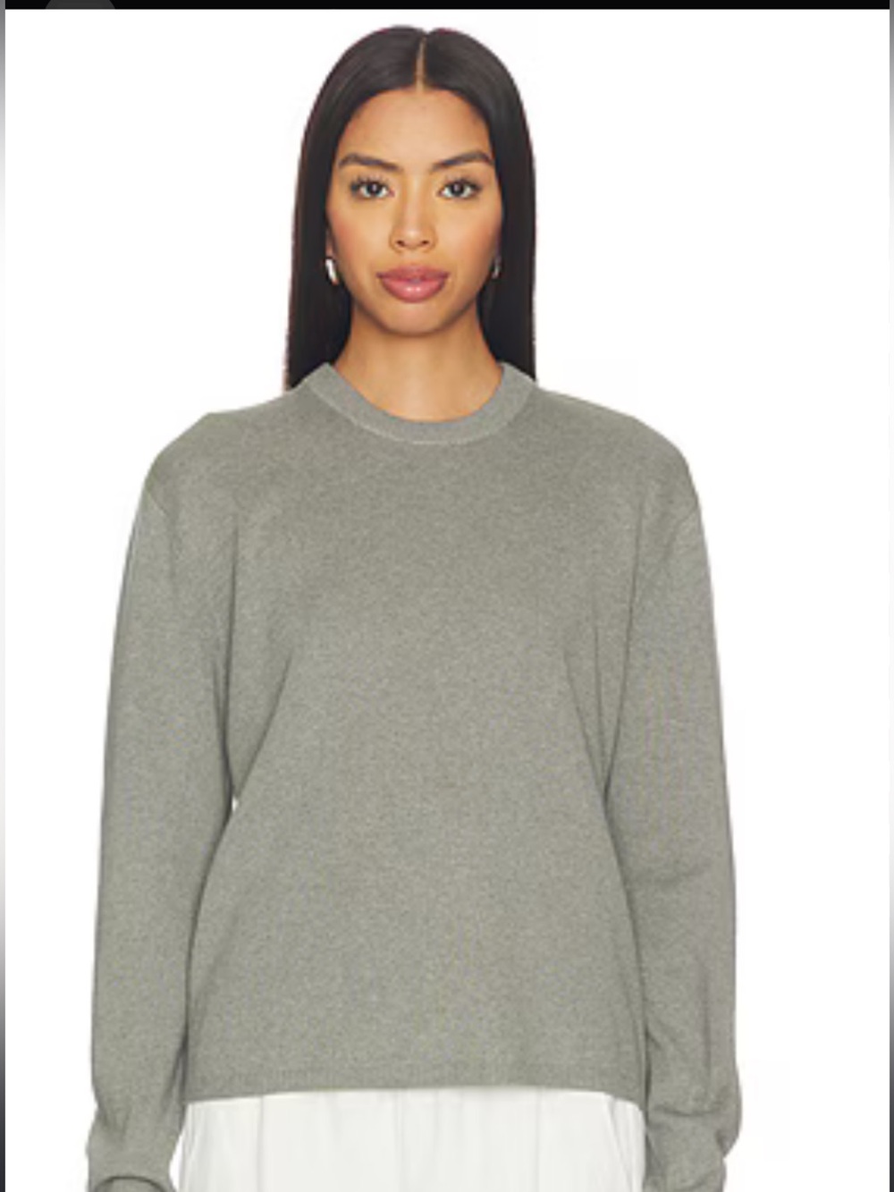 #805 Daydreamer Heather Gray Oversized Crewneck Sweatshirt NWOT 24” PTP